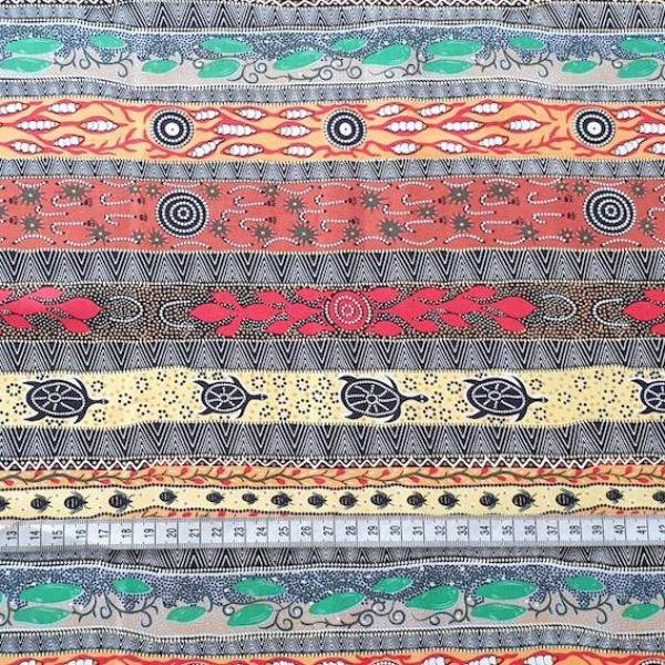 COLOR DREAMING IN ONE Aborigines Stoff aus Australien